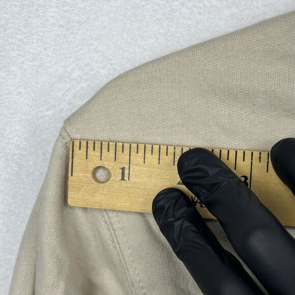 Barbie Sweater Women’s Small Tan Pullover Long Sleeve Sweatshirt - Picture 8 of 13